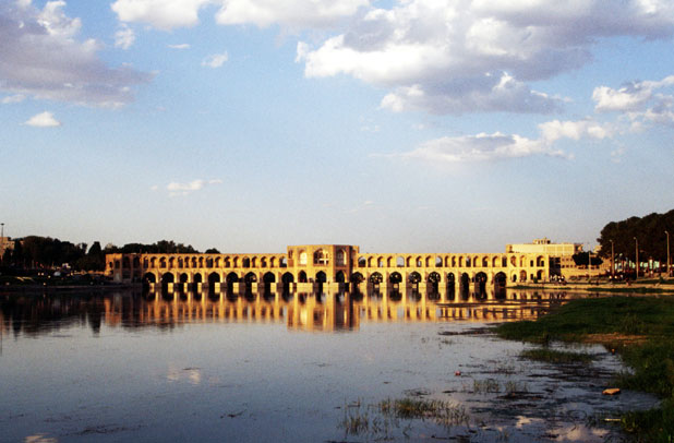 Khaju bridge. Esfahan. Iran.