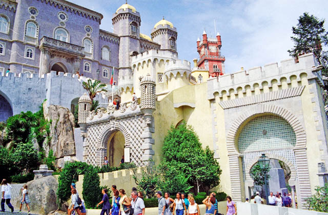 The National Palace of Pena, Sintra. Portugal.