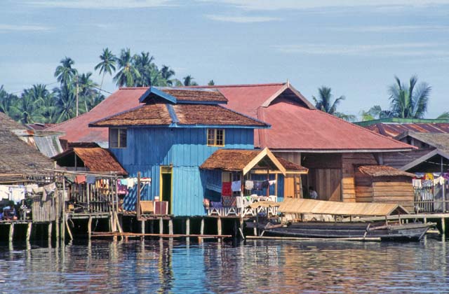 Wakai village. Togean islands area. Sulawesi,  Indonesia.