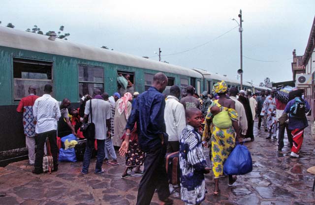 Train is at final station - Bamako. Mali.
