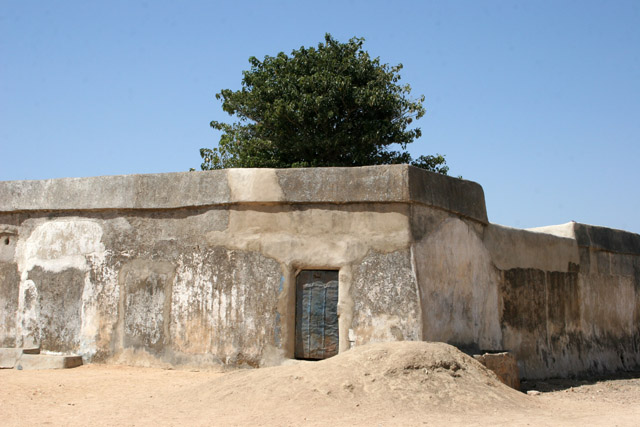 Chefferie (chiefdom) is typical example of local traditional architecture. Village Mabas, Mandara mountains. Nigeria.