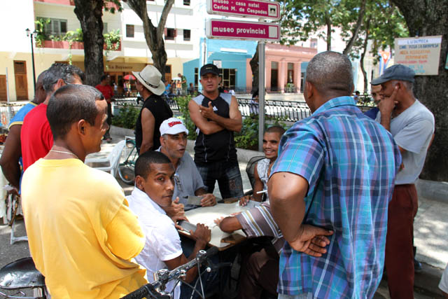 Dominoes players, Bayamo. Cuba.