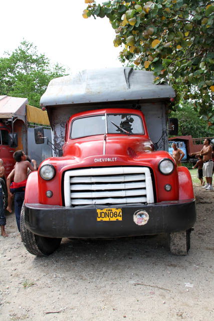 Transportation to beach, El Oasis village. Cuba.