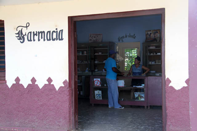 Pharmacy, Isabel village. Cuba.