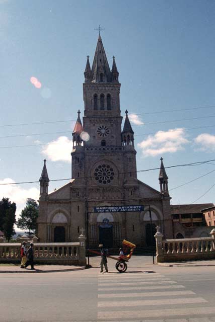 Church at Antsirabe. Madagascar.